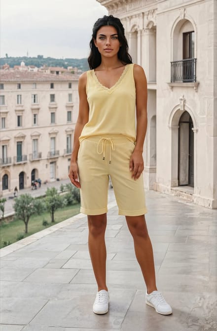 MI PIACE - Heavy Travel Short Uni Lemon 202589 Yellow - Maat : S