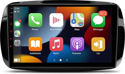 BG4U - Android Navigatie Radio geschikt voor Smart ForTwo 2015-2020 met Apple Carplay en Android Auto