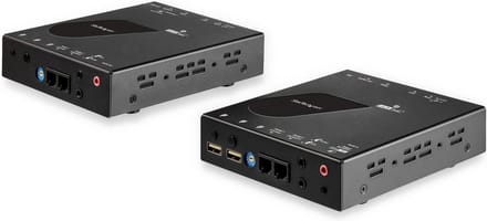 StarTech.com SV565HDIP HDMI KVM Extender over IP Network - 4K 30Hz HDMI 2.0 and USB over IP LAN or Cat5e/Cat6 Ethernet Cable Up to 100 Meters