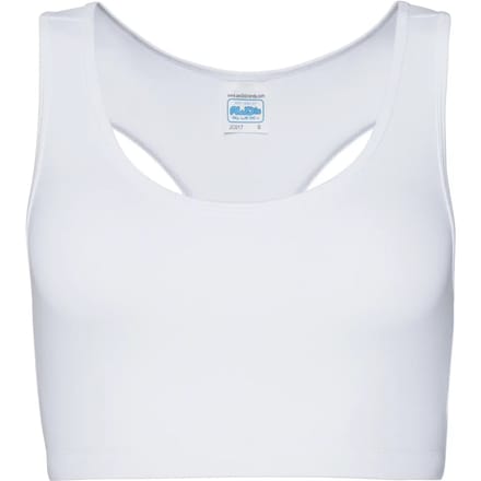 Just Cool Women´s Cool Sports Crop Top JC017 - ARCTIC WHITE - M