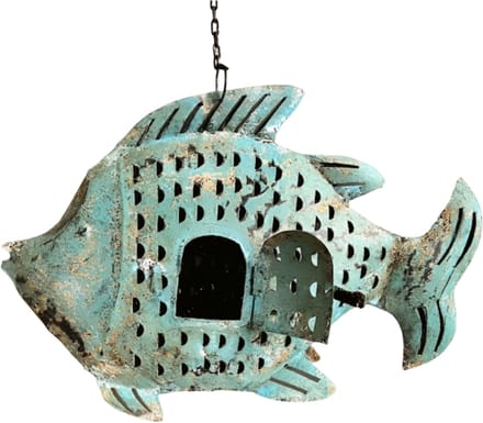 Fish Azul M 55x15H36cm