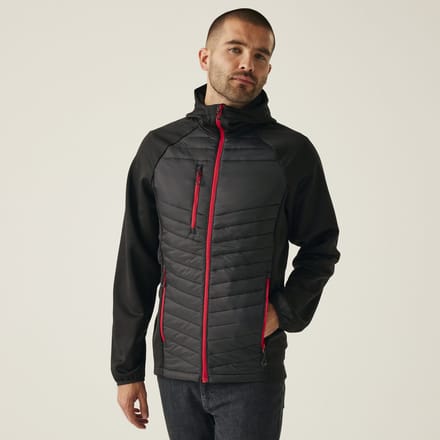 Gevulde Jas Hiking Heren Nagate Hybrid Jacket