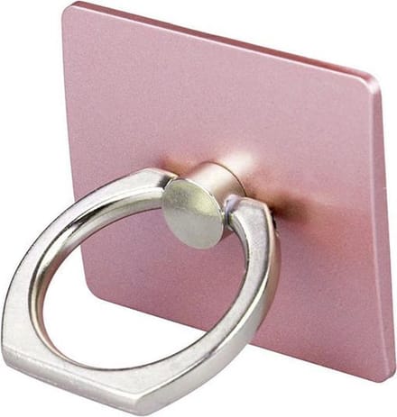 Telefoonring - Telefoon ring - 360 graden roterend - Roterende Smartphone-Fingerring - Pink - Roze - Zelfklevend