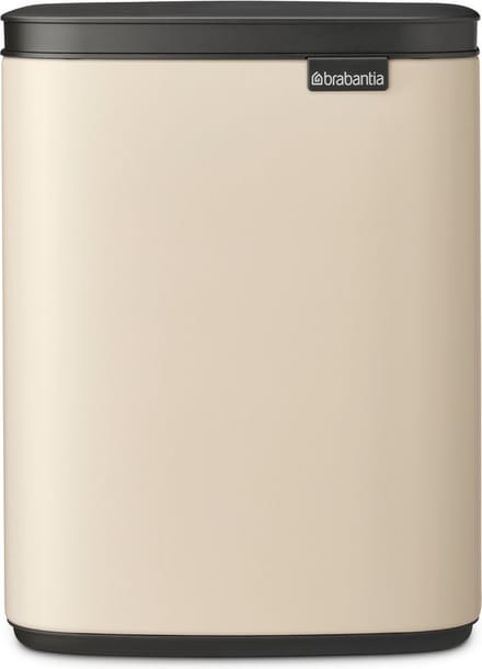 Brabantia Bo Prullenbak - 7 liter - Badkamer - Soft Beige