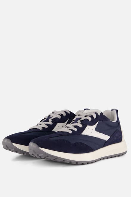 Outfielder Outfielder Sneakers blauw Suède