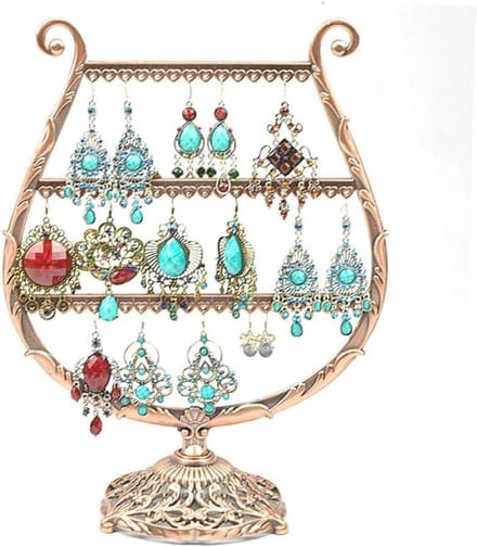 Sieraden Organizer - Juwelen Display - Persoonlijke Opslag - Hartvormig Design - 24.5 x 32cm - Zwart