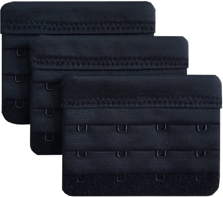 3 Stuks Dames Bh-Verlengstukken met 4 Haken, 5.8cm x 7.6cm