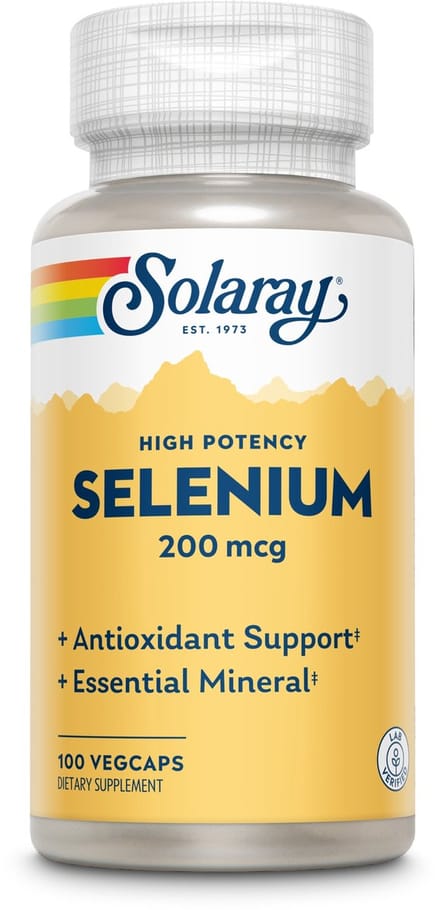 Solaray Selenium 200mcg - 100 vegacapsules