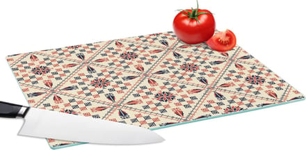 Glazen Snijplank - 39x28 - Abstract - Bloemen - Design - Snijplanken Glas