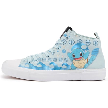 Pokémon Winter Squirtle High Top - Sky Blue - UK 7 / EU 40.5 / US Men's 7.5 / US Women's 9