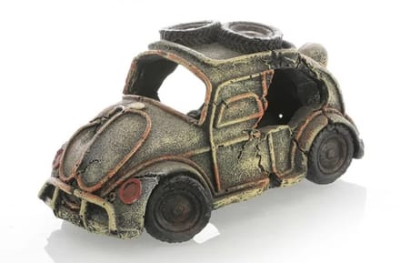 Aquarium decoratie auto - ornament auto - 15 x 8 x 8 cm