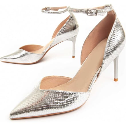 Montevita hakschoen Festshoe6 In Zilver
