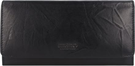 mano Donna Aurona Portemonnee RFID Leer 19 cm - Dames - Horizontaal - schwarz