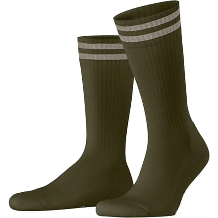FALKE Dynamic Wool gedessineerd wol sokken unisex groen - maat 39-41