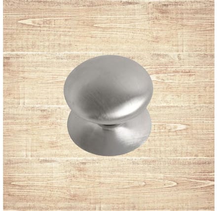 Victorian Cabinet Knob Satin Chrome 38mm