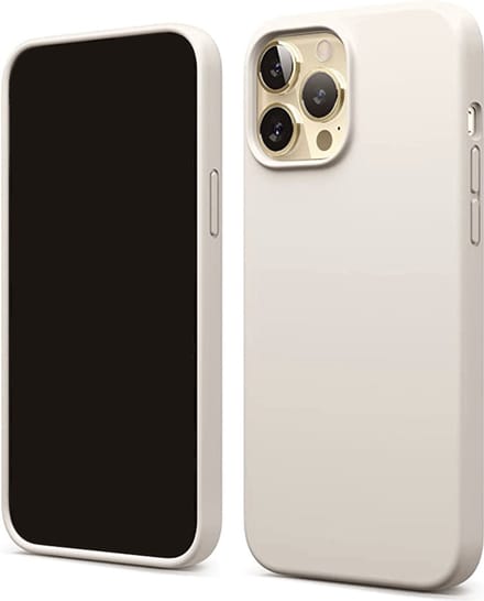 Innerlight® MobileCover+ - iPhone 16 PLUS - Creme Wit - Siliconen Backcover - Siliconen hoes - Geschikt als Creme iPhone 16 PLUS hoesje