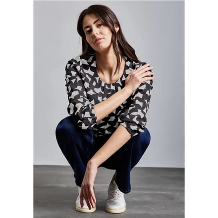 Bedrukte blouse
