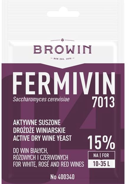 Browin - Droog Wijn Gist - 7g - Snel en Efficiënt - Voor Witte, Rode en Rosé Wijn