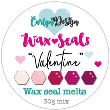 Waxzegel melts Valentine