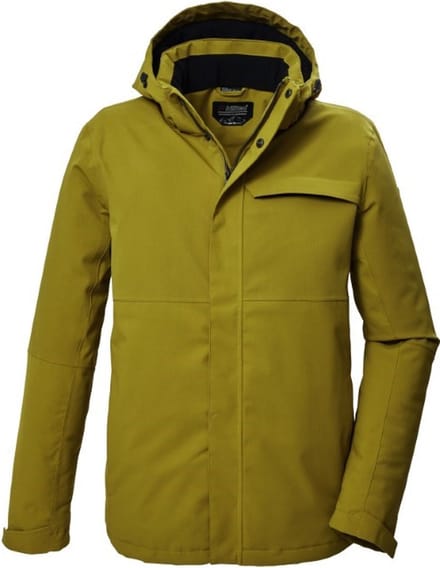 Killtec Winterjas Jas 41844 groen/geel functionele winterjas S