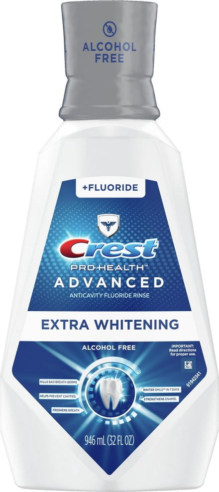 Crest - Pro Health Advanced Mouthwash, Alcohol Vrij - Mondwater - Mint - 946ml
