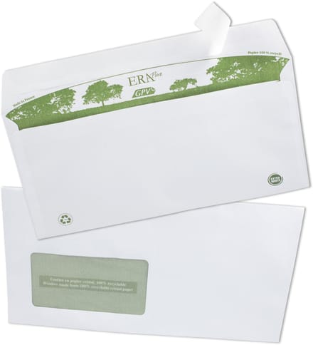 Enveloppen 'ERAPure' DL 110 x 220 mm, met venster