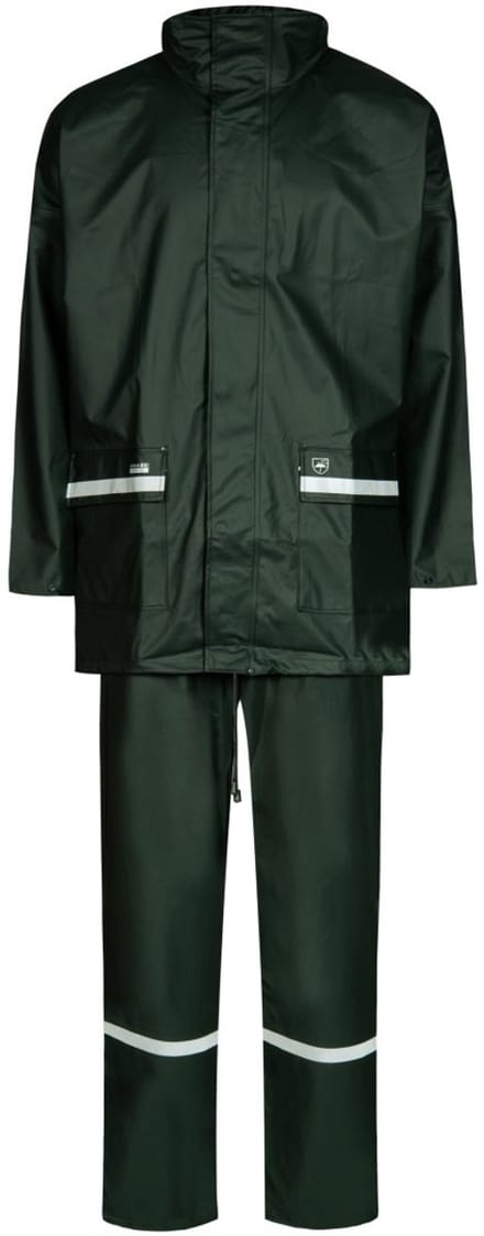 Donker groen regenpak van Lyngsøe Rainwear XXL