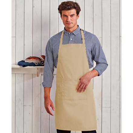 Premier Dames/Dames Kleuren Bipschort Met Zak / Werkkleding (Khaki)