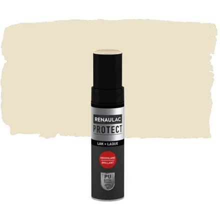 Renaulac Lakcorrectiepen Protect - Parelwit Ral1013 - Hoogglans - 12ml