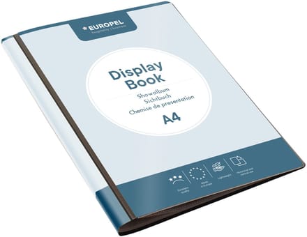 Showmap Europel Frontview A4 30-tassen antraciet | 6 stuks