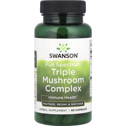 Full Spectrum® Drievoudig Paddenstoelencomplex, 60 Capsules