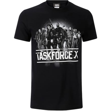 Suicide Squad Taskforce X Heren T-Shirt - Zwart - M