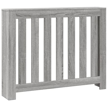 vidaXL Radiatorombouw 104x20x82 cm bewerkt hout grijs sonoma eiken