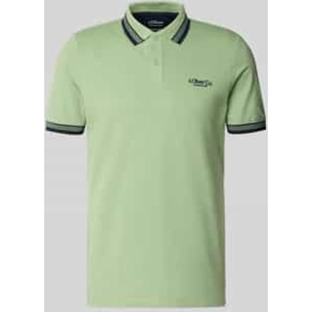 s.Oliver  Poloshirts Green Größe: S | Poloshirts Outlet | Herren | Grün