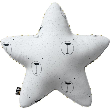 Kussen met minky Yellow Tipi Lucky Star Magic Collection