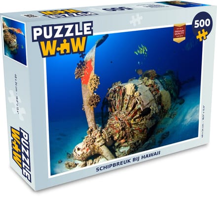 Puzzel Schipbreuk bij Hawaii - Legpuzzel - Puzzel 500 stukjes