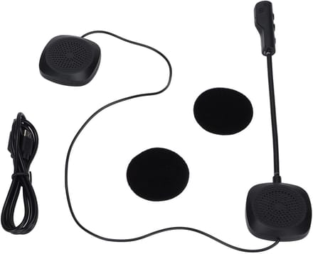Motorfiets Headset - Helm Communicatie - Veilig Bellen - Bluetooth 5.0 Connectie - 18x10x3 cm