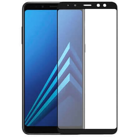 Samsung Galaxy A8 Plus 2018 screenprotector gehard glas Edge to Edge