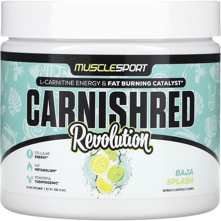 MuscleSport, Carnisred, Revolution, Baja Splash, 4,3 oz (120 gram)