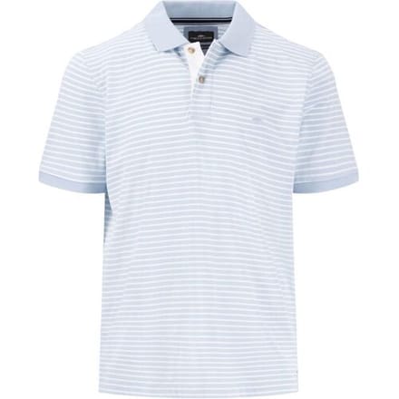 Fynch-Hatton Polo Allover Horizontal Stripe Summer Breeze / male