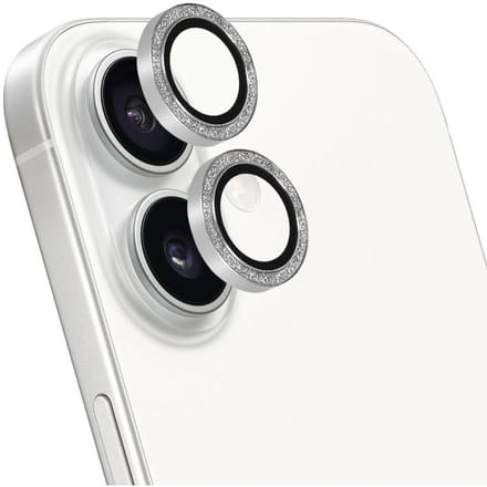 Mobiparts Camera Lens Protector Apple iPhone 16/16 Plus - Zilver