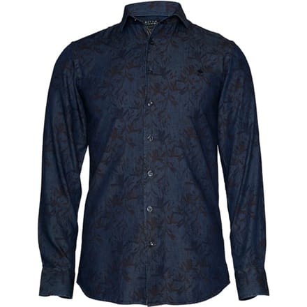 River Woods Cf Ls Riviera Clr Blue Maat: S | Casual Overhemden Outlet | Heren | Blauw
