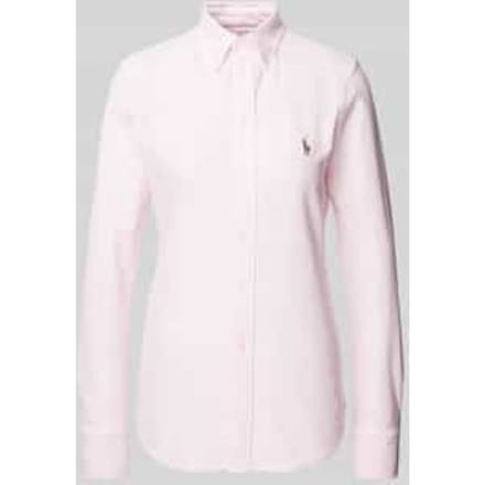 Overhemdblouse met labelstitching, model 'HEIDI'