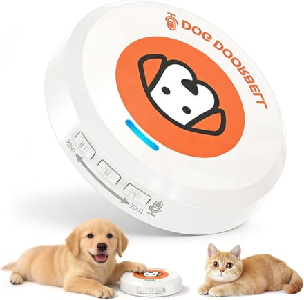 Honden Deurbel - Hondenbel Training - Hond Zindelijk Maken - Eigen Stem Opname - 10 x 10 x 3 cm