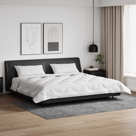 vidaXL - Winter - Duvet - met - kussen - 3 - st - Wit - Microvezel