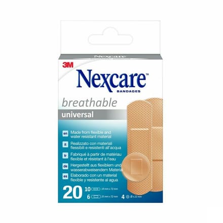 Nexcare 3m Breathabl.univer. Ass. Strips20 N0320as