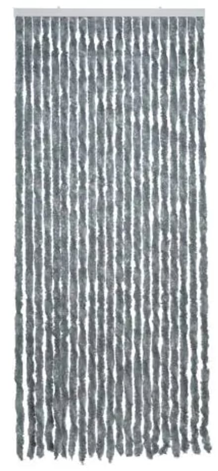 2LIF Martinique Grijs Vliegengordijn deur - 90 x 210 cm