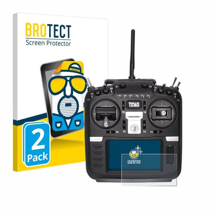 BROTECT - Screenprotector voor Radiomaster TX16S - Folie Beschermfolie matte 2 Stuks