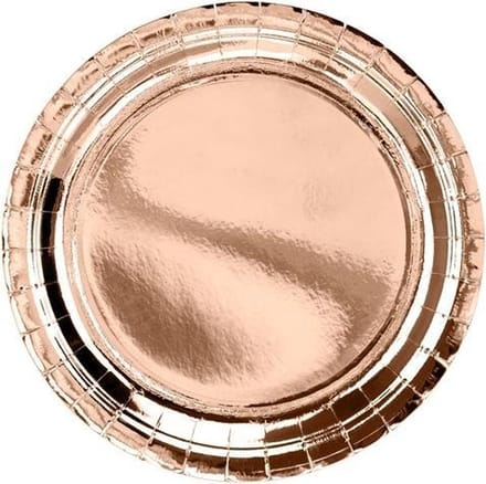 Borden Rose Gold 23 cm (6 stuks)