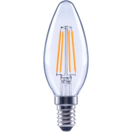 Sencys Ledfilamentlamp Kaars C35c - Warm Wit - E14 - 3,4w